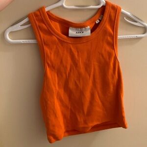 jjxx orange tank top size medium